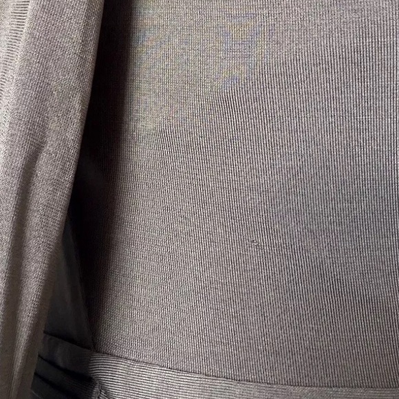 Zimmermann Breeze Wrap Mini Dress Khaki 1 - Picture 4 of 5